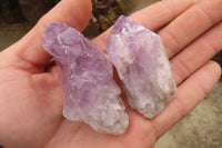 Natural Jacaranda Amethyst Crystals x 35 From Zambia