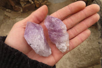 Natural Jacaranda Amethyst Crystals x 35 From Zambia