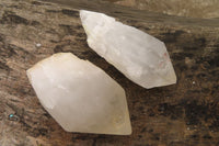 Natural Castle Quartz Crystals  x 6 From Madagascar