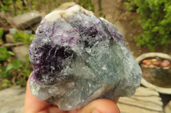 Natural Rough Watermelon Fluorite Cobbed Specimens  x 12 From Uis, Namibia