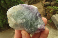 Natural Rough Watermelon Fluorite Cobbed Specimens  x 12 From Uis, Namibia