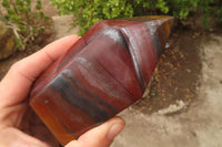 Polished Rare Banded Iron Stone Jasper Points  x 2 From South Africa