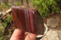 Polished Rare Banded Iron Stone Jasper Points  x 2 From South Africa