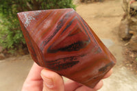 Polished Rare Banded Iron Stone Jasper Points  x 2 From South Africa