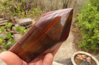 Polished Rare Banded Iron Stone Jasper Points  x 2 From South Africa