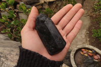 Natural Schorl Alluvial Black Tourmaline Specimens  x 6 From Zimbabwe