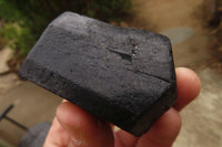 Natural Schorl Alluvial Black Tourmaline Specimens  x 6 From Zimbabwe