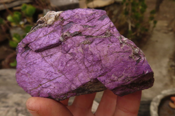 Natural Rare Metallic Purpurite Specimens  x 6 From Namibia