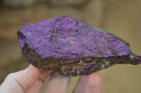 Natural Metallic Purpurite Cobbed Specimens  x 6 From Namibia