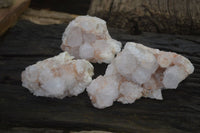 Natural Spirit Quartz Specimens  x 3 From South Africa