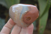 Polished One Side Polished Polychrome Jasper Nodules  x 6 From Madagascar