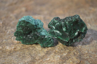 Natural Chatoyant Silky Malachite Specimens  x 20 From Congo