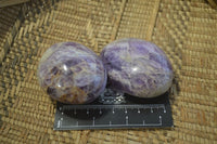 Polished Dream Amethyst Galet / Palm Stones x 12 From Madagascar