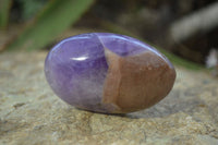 Polished Dream Amethyst Galet / Palm Stones x 12 From Madagascar