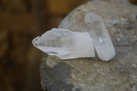 Natural Clear Quartz Crystals  x 35 From Madagascar