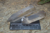 Natural Clear Smokey Quartz Crystals x 12 From Zimbabwe