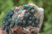 Natural Rare Ball Malachite On Drusy Quartz Dolomite Specimens x 2 From Congo