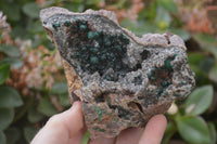 Natural Rare Ball Malachite On Drusy Quartz Dolomite Specimens x 2 From Congo