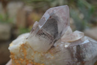 Natural Red Hematite Quartz Specimens  x 2 From Zimbabwe