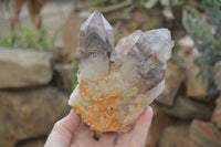 Natural Red Hematite Quartz Specimens  x 2 From Zimbabwe