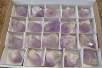 Polished Jacaranda Amethyst Crystals x 20 From Zambia