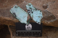 Natural Drusy Chrysocolla & Malachite Dolomite Specimens  x 12 From Congo