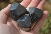 Natural Schorl Black Tourmaline Specimens  x 12 From Zimbabwe