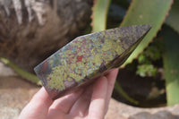 Polished Dragon Blood Stone Points  x 2 From Southern Africa