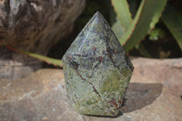 Polished Dragon Blood Stone Points  x 2 From Southern Africa