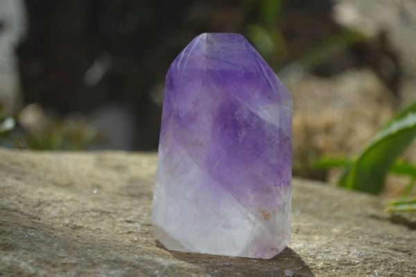 Polished Window Amethyst Crystals x 6 From Madagascar