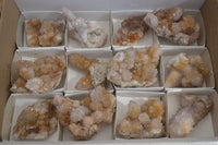 Natural Mixed Spirit Quartz Specimens  x 12 From South Africa