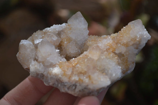 Natural Mixed Spirit Quartz Specimens  x 12 From South Africa