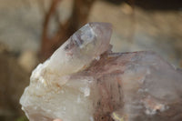 Natural Red Hematite Quartz Specimens  x 2 From Zimbabwe