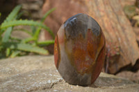 Polished Polychrome Jasper Standing Free Forms  x 4 From Madagascar