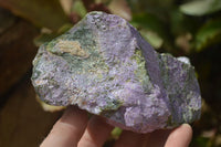 Natural Rough Stichtite & Serpentine Specimens  x 4 From South Africa