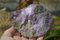 Natural Rough Stichtite & Serpentine Specimens  x 4 From South Africa