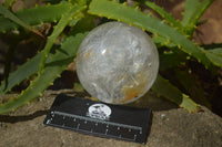 Polished Clear Quartz Crystal Balls  x 3 From Madagascar