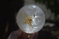 Polished Clear Quartz Crystal Balls  x 3 From Madagascar