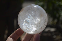 Polished Clear Quartz Crystal Balls  x 3 From Madagascar