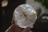 Polished Clear Quartz Crystal Balls  x 3 From Madagascar