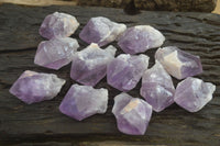 Polished Jacaranda Amethyst Crystals x 12 From Zambia