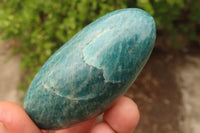 Polished Blue Amazonite Galets  x 12 From Madagascar