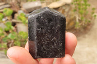 Natural Schorl Black Tourmaline Specimens  x 12 From Zimbabwe