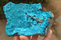 Natural Silica Chrysocolla Specimens  x 2 From Congo