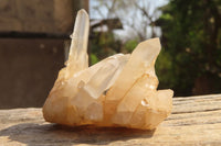 Natural Clear Quartz Clusters  x 12 From Madagascar