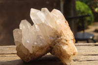 Natural Clear Quartz Clusters  x 12 From Madagascar