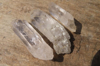 Natural Single Clear Quartz Crystals x 70 From Mpika, Zambia