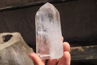 Polished Clear Quartz Crystal Points x 4 From Madagascar