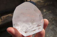 Polished Clear Quartz Crystal Points x 4 From Madagascar