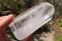 Polished Clear Quartz Crystal Points x 4 From Madagascar